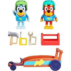 Set 2 figurine Bluey - Bluey & Rusty, Go-kart - Img 7