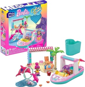 Set de constructie, Mega, Barbie Color Reveal Adventure, +5ani, Multicolor - Img 2
