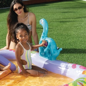 Piscina gonflabila Intex - Dino Park Play Center, 201 x 157 x 69 cm - Img 2