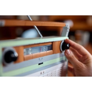 LEGO® Icons Creator - Radio Portabil Retro, 906 piese, 230x320x70mm - Img 10