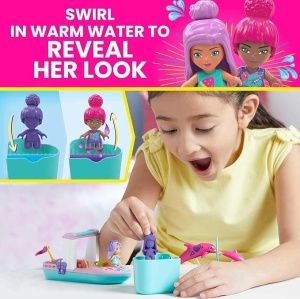 Set de constructie, Mega, Barbie Color Reveal Adventure, +5ani, Multicolor - Img 5
