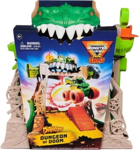 Set de joacă Monster Jam 1:87 Dragon Dungeon of Doom Playset, Mini Jams - Img 1