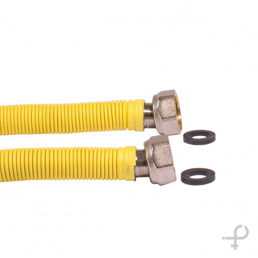 Racord din inox flexibil-extensibil pentru GAZ ( 1/2 " ) FF