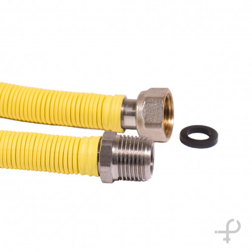 Racord din inox flexibil-extensibil pentru GAZ ( 3/4 " ) FM