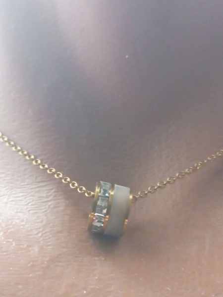 Lant dama +medalion INOX ( otel inoxidabil ) cod mihasem603 - Img 2