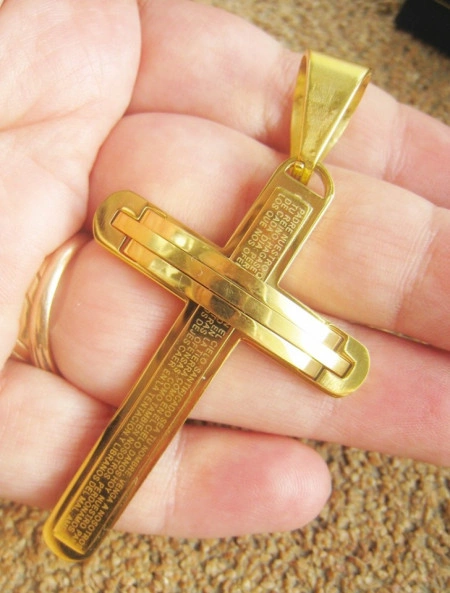Medalion INOX placat ( otel inoxidabil ) cod mihasem427 - Img 2
