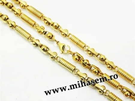 Lant +bratara INOX placat ( otel inoxidabil ) cod mihasem334