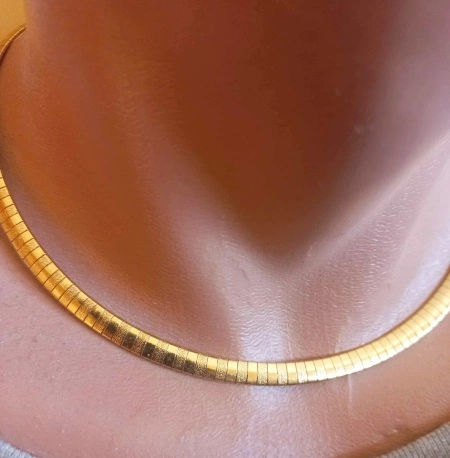 Lant choker INOX placat dama ( otel inoxidabil ) cod mihasem916 - Img 3