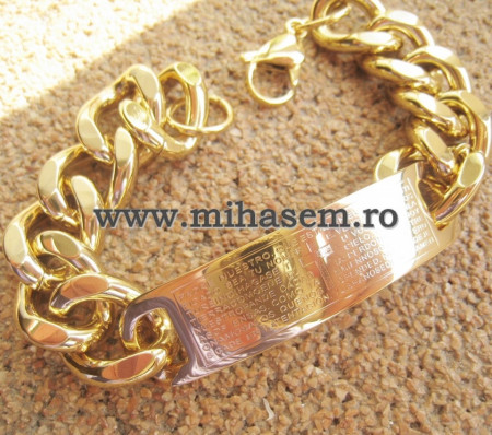 Bratara INOX placat ( otel inoxidabil ) cod mihasem497 - Img 5