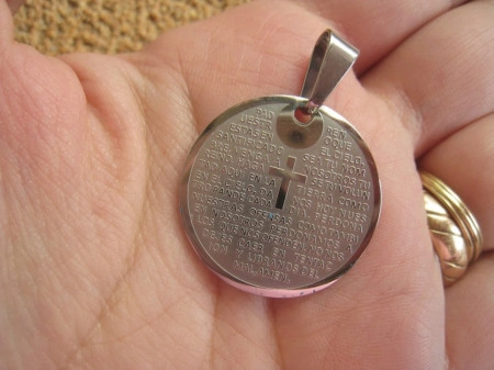 Medalion INOX  ( otel inoxidabil ) cod mihasem300 - Img 2