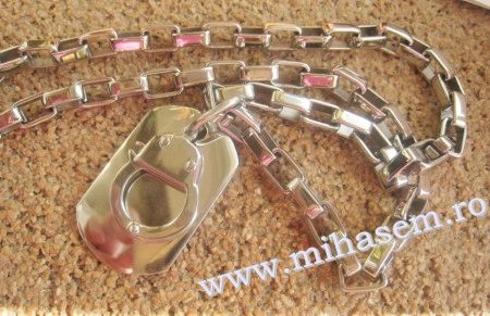 Lant +medalion INOX  ( otel inoxidabil ) cod mihasem350 - Img 2