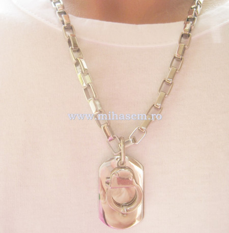 Lant +medalion INOX  ( otel inoxidabil ) cod mihasem350
