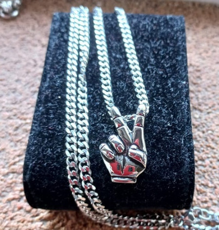 Lant +medalion INOX ( otel inoxidabil ) cod mihasem486