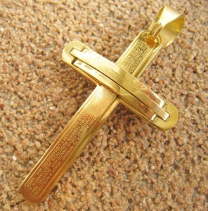 Medalion INOX placat ( otel inoxidabil ) cod mihasem427