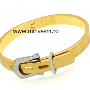 Bratara  catusa INOX  placat  ( otel inoxidabil ) cod mihasem645 - Img 3