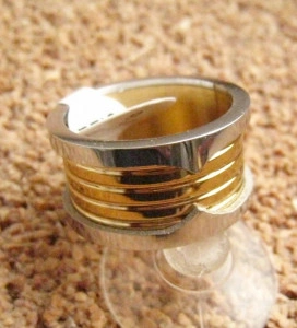 Inel INOX placat ( otel inoxidabil ) cod mihasem663 - Img 2