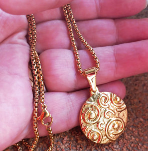 Lant +medalion INOX dama cod mihasem761