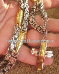 Lant +medalion INOX  ( otel inoxidabil ) cod mihasem192
