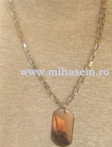 Lant +medalion  INOX  ( otel inoxidabil ) cod mihasem250 - Img 2