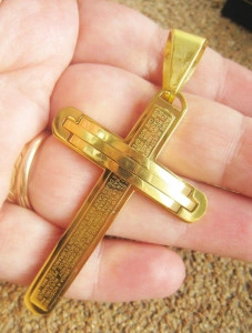 Medalion INOX placat ( otel inoxidabil ) cod mihasem427 - Img 2