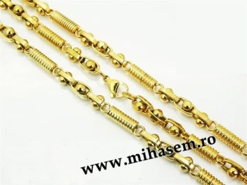 Lant +bratara INOX placat ( otel inoxidabil ) cod mihasem334