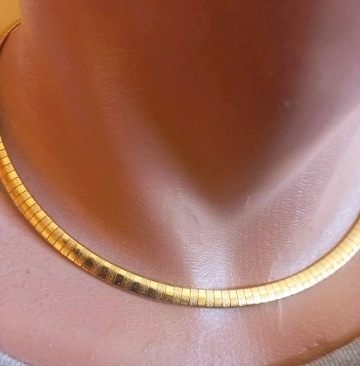 Lant choker INOX placat dama ( otel inoxidabil ) cod mihasem916 - Img 3