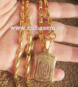 Lant +medalion INOX  ( otel inoxidabil ) cod mihasem352