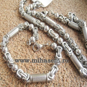 SET Lant +bratara  INOX   ( otel inoxidabil ) cod mihasem505