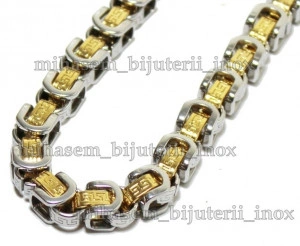 SET Lant +medalion+ bratara INOX  ( otel inoxidabil ) cod mihasem241 - Img 6