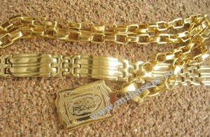 SET Lant +medalion +bratara  INOX  ( otel inoxidabil ) cod mihasem257