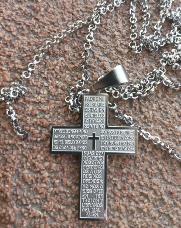 Lant +medalion INOX ( otel inoxidabil ) cod mihasem024 - Img 2
