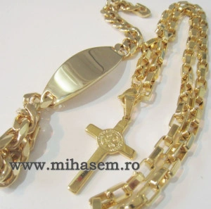 SET Lant +medalion+bratara INOX ( otel inoxidabil ) cod mihasem496 - Img 2
