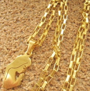 Lant dama +medalion INOX ( otel inoxidabil ) cod mihasem598