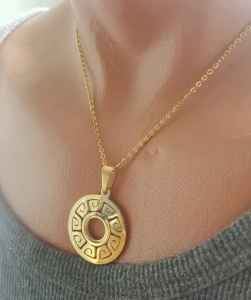Lant dama +medalion INOX ( otel inoxidabil ) cod mihasem602
