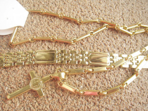 Lant   +medalion +bratara  INOX  placat  ( otel inoxidabil ) cod mihasem513 - Img 6
