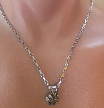 Lant +medalion INOX ( otel inoxidabil ) cod mihasem486