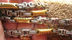 Lant +bratara INOX ( otel inoxidabil ) cod mihasem484 - Img 2