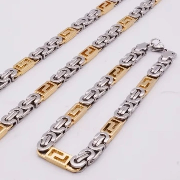 Lant +bratara INOX placat ( otel inoxidabil ) cod mihasem145