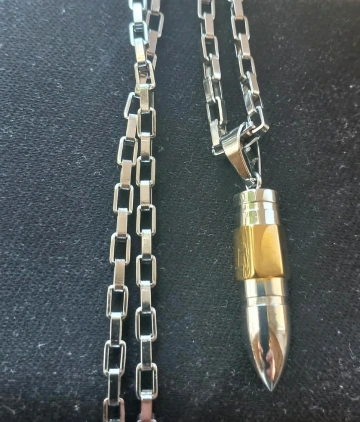 Lant +medalion INOX ( otel inoxidabil ) cod mihasem382