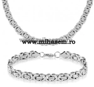 SET Lant +bratara INOX ( otel inoxidabil ) cod mihasem459
