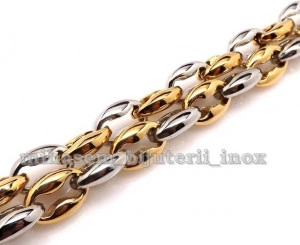 Lant +bratara INOX ( otel inoxidabil ) cod mihasem213 - Img 2