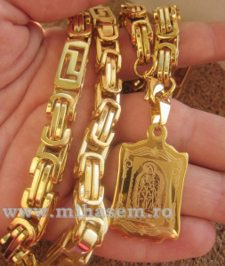 Lant +medalion INOX  ( otel inoxidabil ) cod mihasem191
