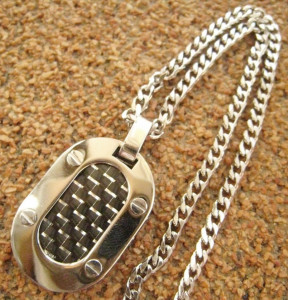 Lant +medalion   INOX ( otel inoxidabil ) cod mihasem686