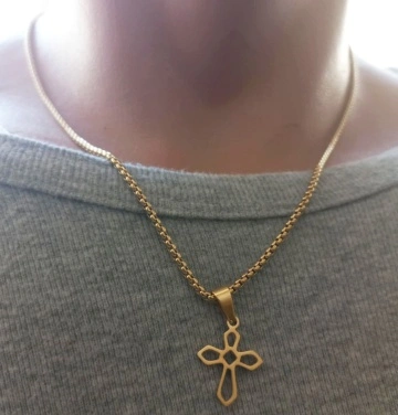 Lant si medalion INOX cod mihasem767
