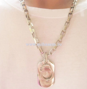 Lant +medalion INOX  ( otel inoxidabil ) cod mihasem350