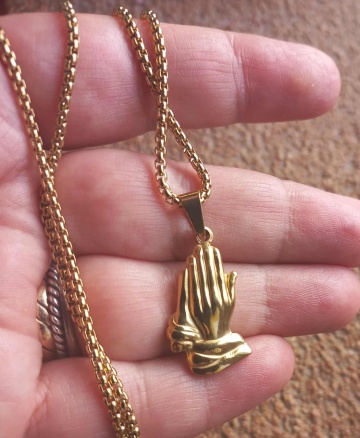 Lant si medalion INOX placat cod mihasem758