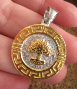 Medalion INOX  ( otel inoxidabil ) cod mihasem349