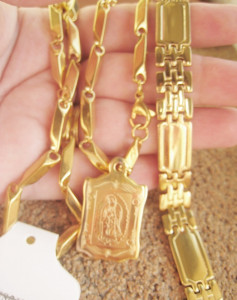 SET Lant +medalion +bratara  INOX  ( otel inoxidabil ) cod mihasem270 - Img 3