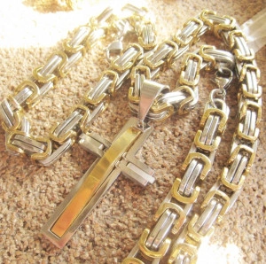 Lant +medalion+bratara INOX  ( otel inoxidabil ) cod mihasem454