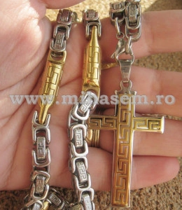 Lant +medalion INOX  ( otel inoxidabil ) cod mihasem159